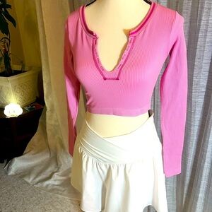 🔥2/$32. OFFLINE BUNDLE Love in Pink and White Skirt Offline  Set 🌸😍